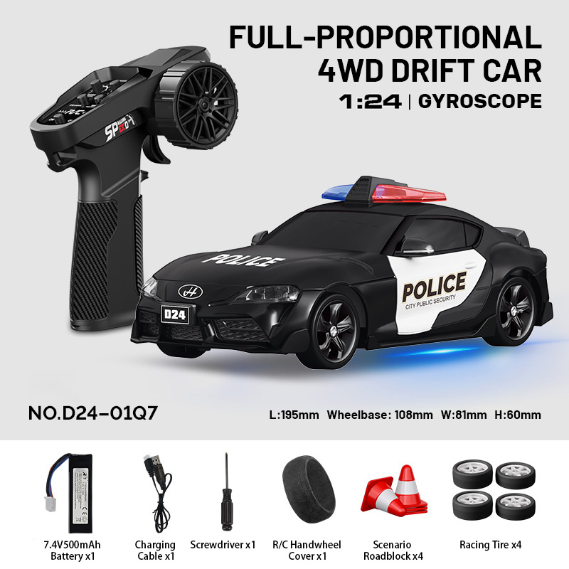Hstar RC Drift Competition | 1/24 Scale RC Drift Police Car