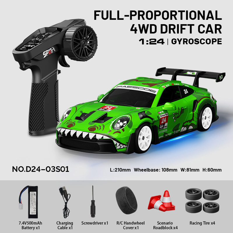 HSTAR 2.4G Full-Proportional Contro l 4WD RC Drifting Car | 1:24 Scale, Gyroscope Stabilization HSTAR 2.4G Full-Proportional Contro l 4WD RC Drifting Car | 1:24 Scale, Gyroscope Stabilization